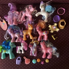 G3 My Little Pony Y2K MLP Lot of Vintage 2002-2007 Horse Toys 10 Accessories