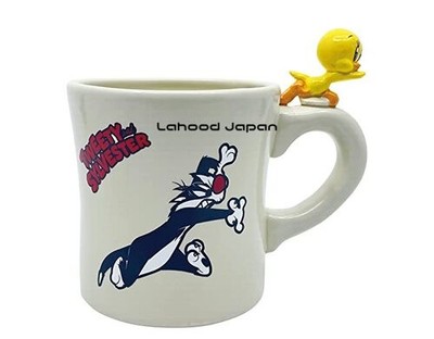 Sun Art Looney Tunes Tweety & Sylvester Mug with Figures Approx. 270ml SAN3846
