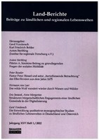 Land-Berichte. BeiträGe Zu LäNdlichen Und Regionalen Lebenswelten | Deutsch