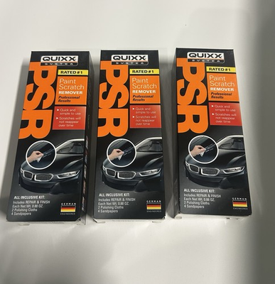 #ad Quixx PSR Paint Scratch Remover Kit Professional Grade 3 Pack $32.00