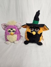 Autumn Halloween Furby Witch Spring Time Baby For Parts/ Repair Lot Of 2
