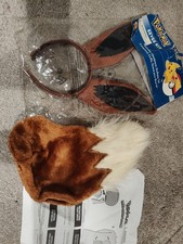 Pokemon Eevee Adult Costume Accessory Kit - Ears Headband and Tail