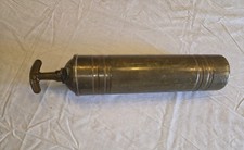 Vintage Brass Fire Extinguisher - Empty