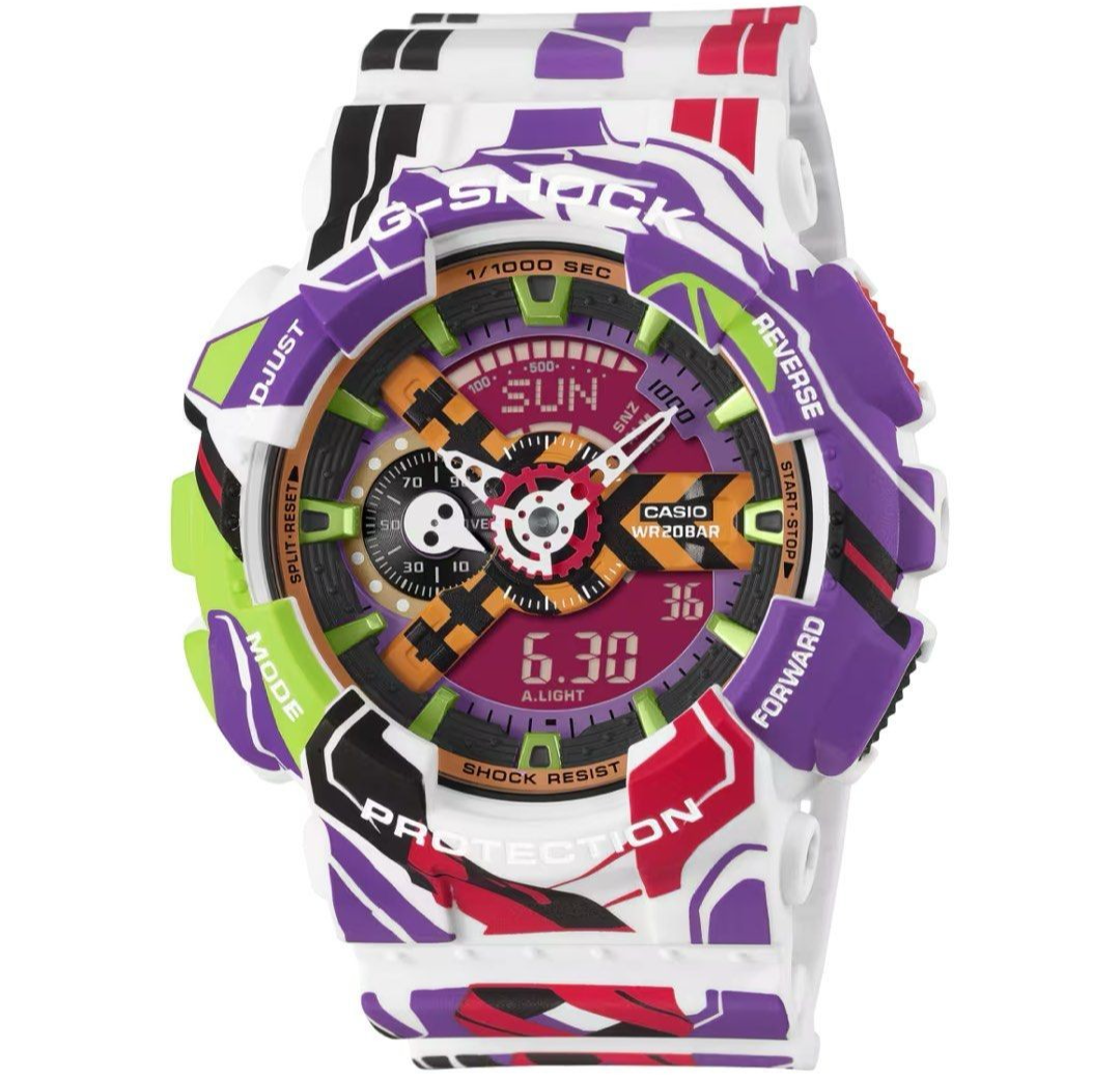 Casio G-Shock Evangelion Collaboration Digital Analog Men's Watch