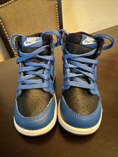NIKE AIR JORDAN 1 High Dark blue Black Size 8C