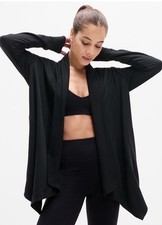 Athleta Pranayama restore wrap- medium- black- nwot