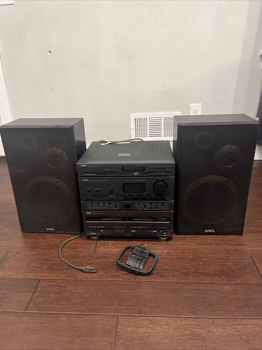 Aiwa AM/FM Cassette Tape Home Audio Compact & Shelf Stereos for