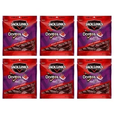 Jack Links Jerky Doritos Spicy Sweet Chili Beef Jerky 2.65oz Lot of 6 Bags