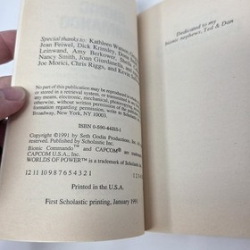 Bionic Commando Worlds of Power #6 Nintendo NES Story Book w/ CARD