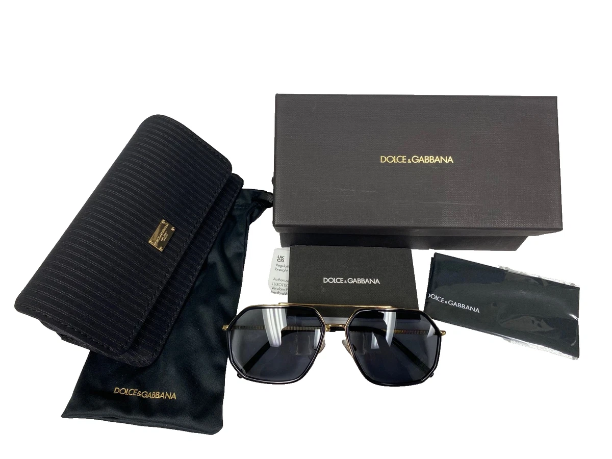 Dolce & Gabbana Black & Gold Sunglasses & Case Dolce&Gabbana DG4438 501/87 Sunglasses - US main image 4