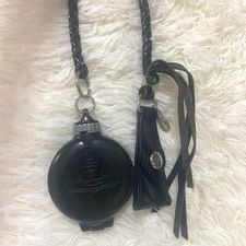 Vivienne Westwood Portable Ashtray Black Cigarette Case Smoking Accessory Japan