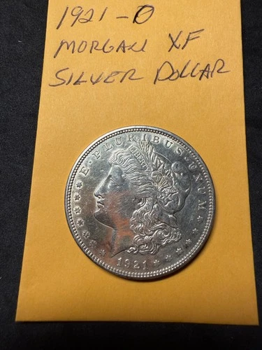 1921-D Morgan Silver Dollar  XF