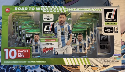 2025-26 10 Pack Donruss Road To FIFA World Cup Soccer Trading Card Box