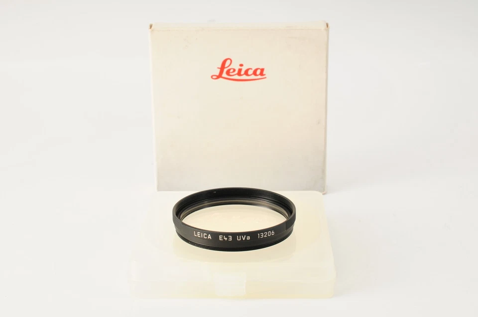 [MINT in BOX] Leica E43 Uva Protection Filter 13206 Black From JAPAN - Image 2 of 4