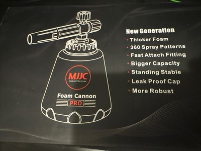 Factory MJJC Foam Cannon Pro V2.0 1/4 Quick Connect Premium Thick Snow Gun Lance
