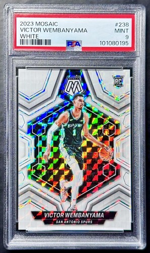 Victor Wembanyama [White] #238 2023 Panini Mosaic card