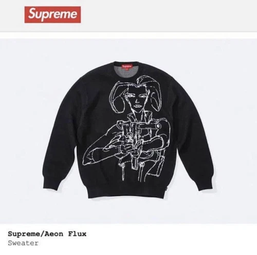 Maglione Supreme Aeon Flux maglia raro anime streetwear collab