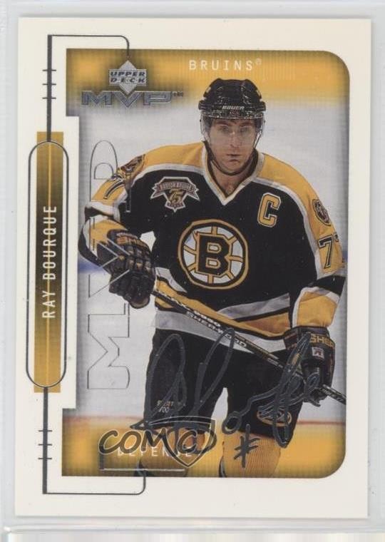 1999-00 Upper Deck MVP Silver Script Ray Bourque #11 HOF 3c7