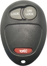 Keyless Entry Remote Car Key Fob Shell Case 3 Buttons Pad Replacement Black 