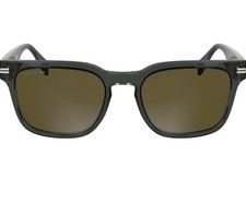 Lacoste L6065S 54/20/145 Mens Sunglasses Grey Frame Brown Lens With Case