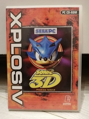 PC CD-Rom - Xplosiv - Sonic 3D - Flickies Island - Sega PC - Sonic The Hedgehog