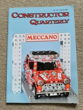 Revista Constructor Quarterly #119 marzo 2018 Meccano Erector Meccanoman