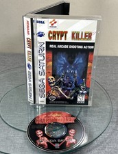 Crypt Killer Sega Saturn Real Arcade Shooting Action by Konami 1 or 2 Players