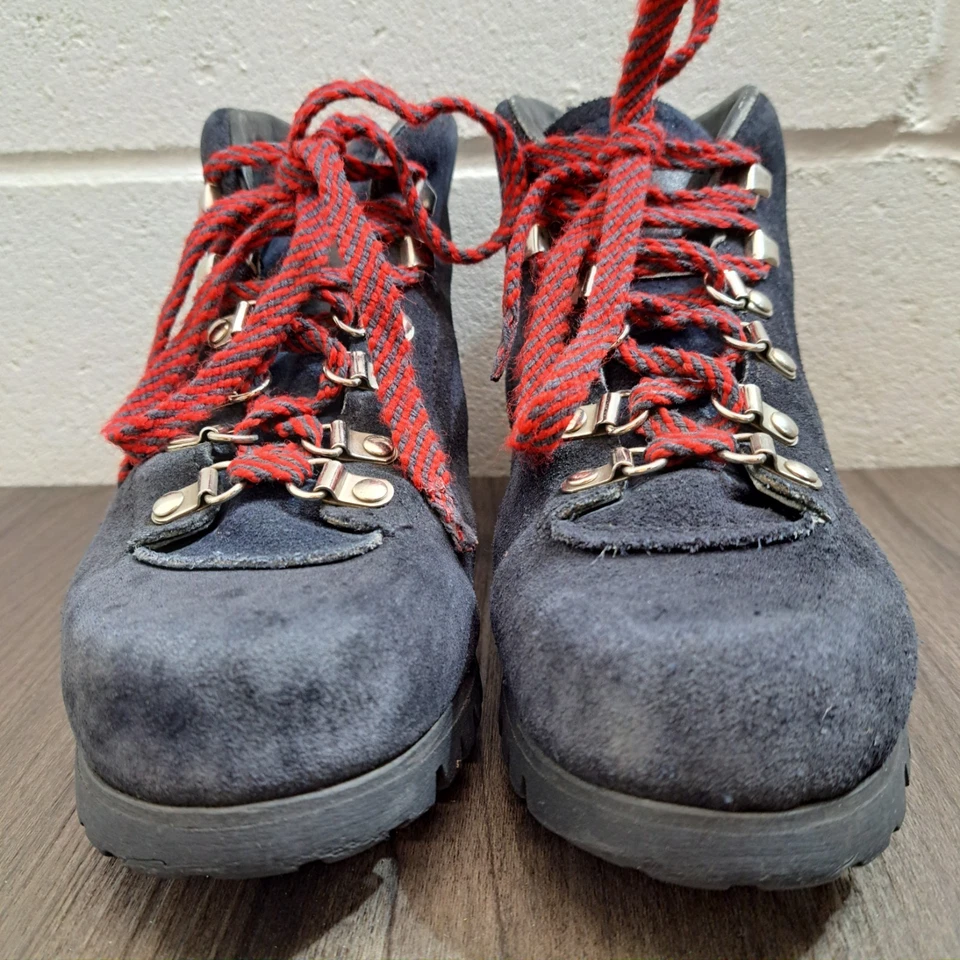 Vasque Botas Azul Gamuza Senderismo Botas De Colección Para Hombre Hechas en Italia talla 5N Foto 3 de 4