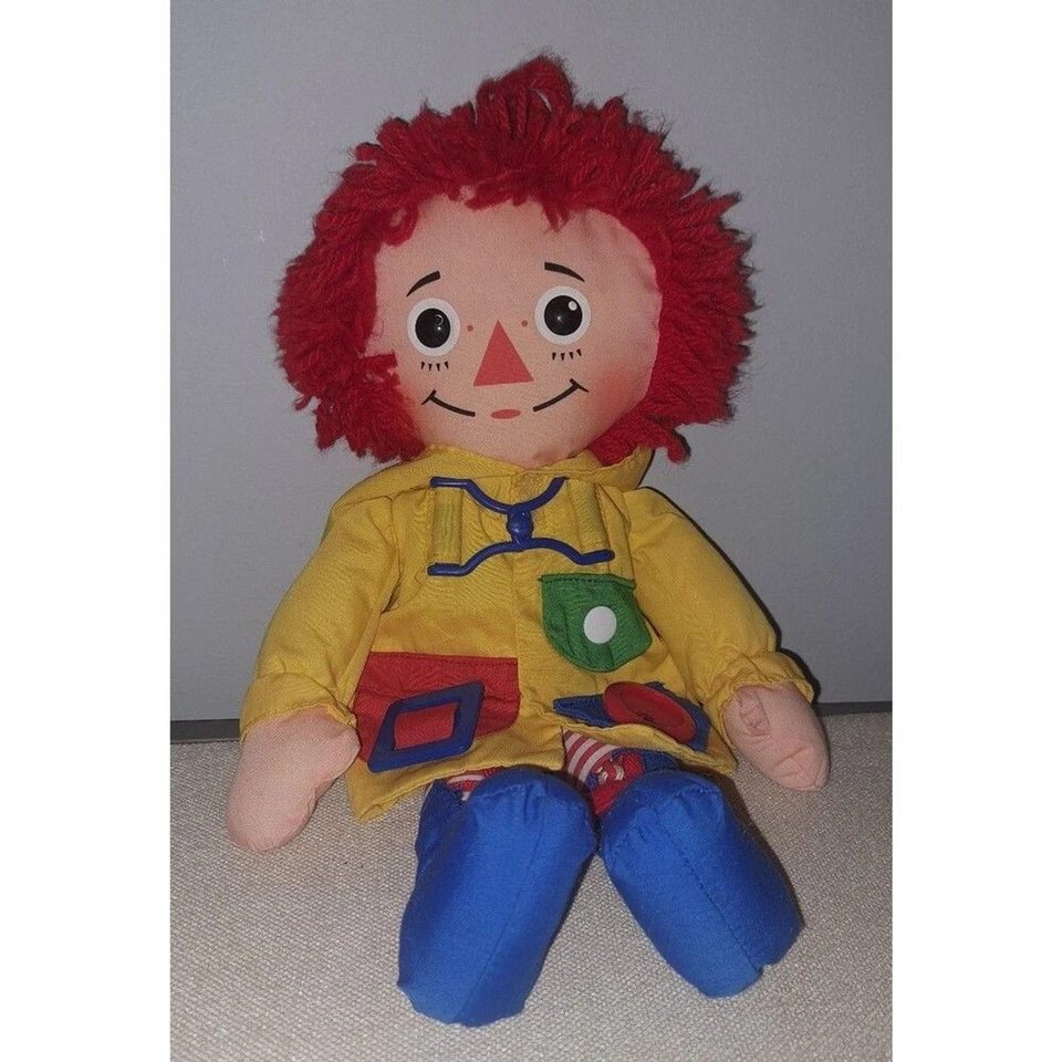 Muñeca Dress Me Raggedy Ann 1991 Playskool Johnny Gruelle Foto 2 de 4