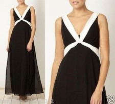 Womens Debut Debenhams Maxi Dress Ladies Grecian Chiffon Party Evening Cocktail