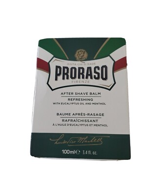 Proraso After Shave Balm, Refreshing & Toning, 3.4 fl oz