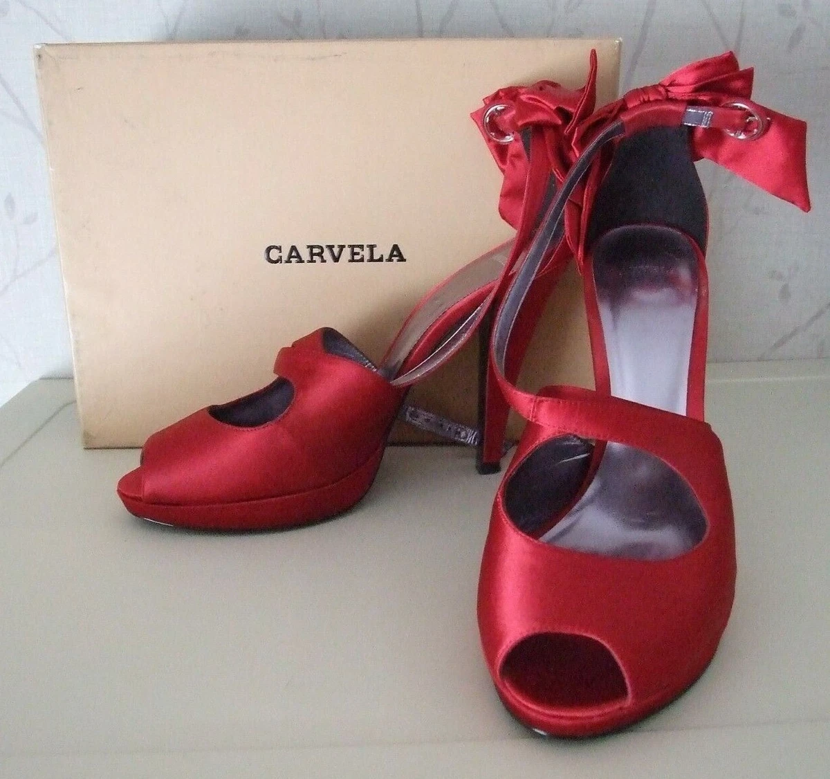 Carvela red best sale sandals