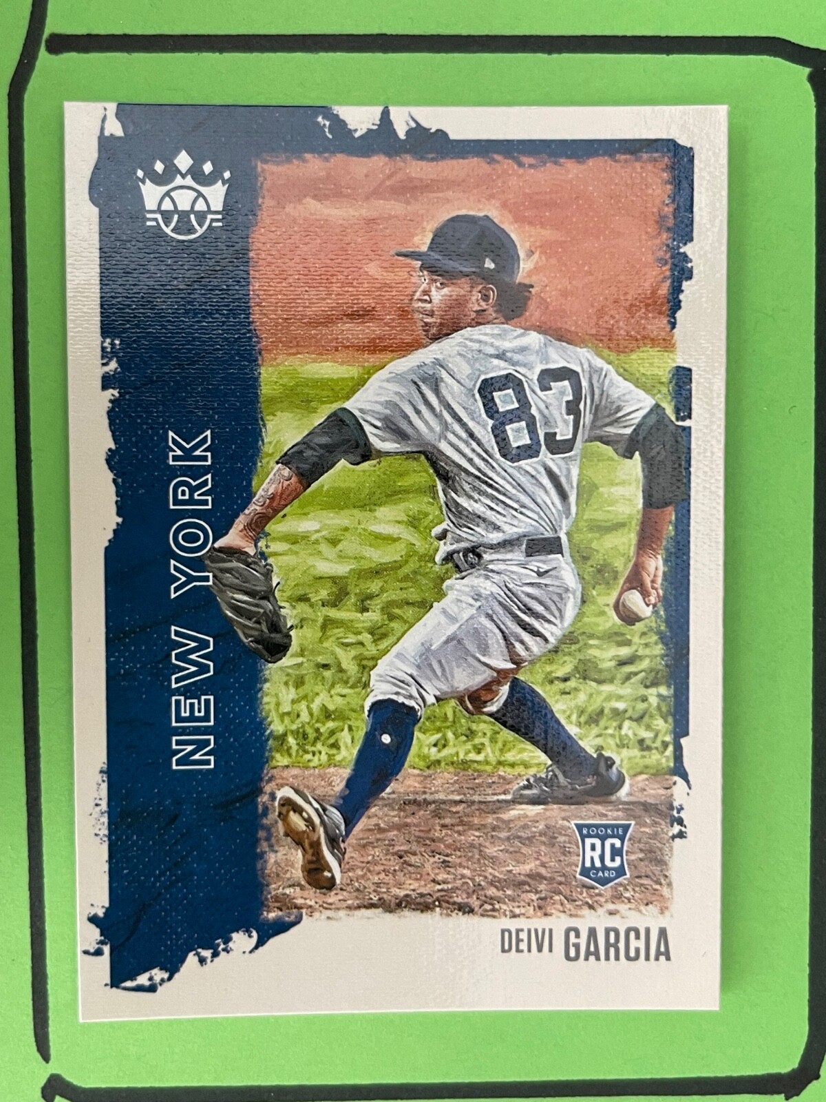 2021 Panini Diamond Kings - Short Print Deivi Garcia #144 (RC)