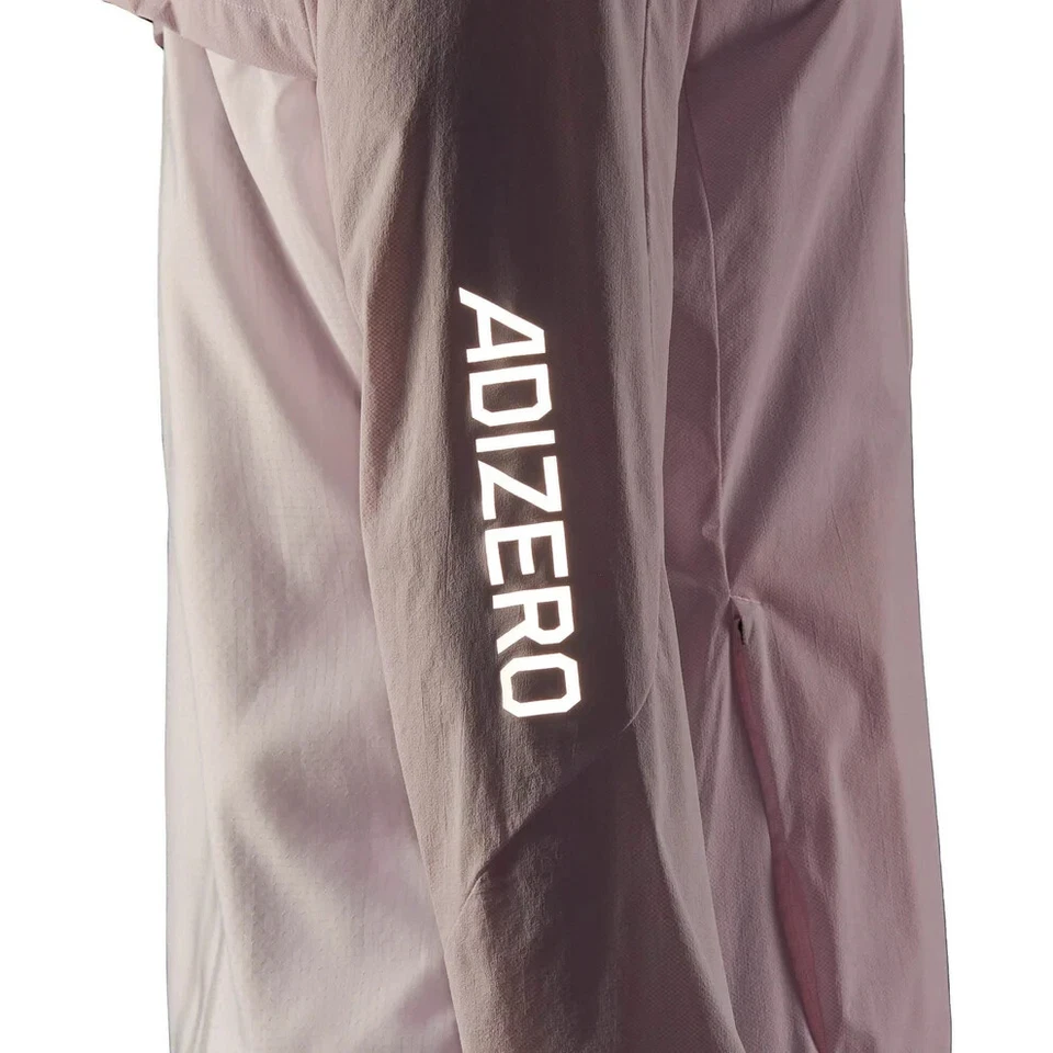 adidas Mens Adizero Marathon Mens Running Jacket - Pink / Small - Image 4 of 4