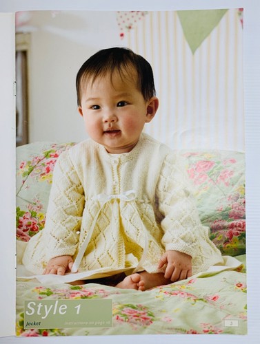 Patons Heirloom Baby Knitting Pattern Book 1283 - 10 Designs 0-12 Month 4 Ply - Picture 3 of 20