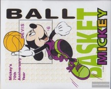Nevis Block155 (kompl.Ausg.) postfrisch 1998 Walt-Disney-Figur Micky Maus
