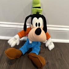 Vintage Disney Goofy 14" Plush Doll Mattel Arco Toys 1984