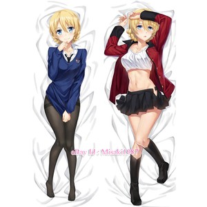Girls Und Panzer Darjeeling Anime Girl Dakimakura Hugging Body Pillow Case Cover Ebay