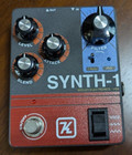 Keeley Synth 1 Reverse Fuzz Wave Generator Guitar Pedal w/ Box and Inserts