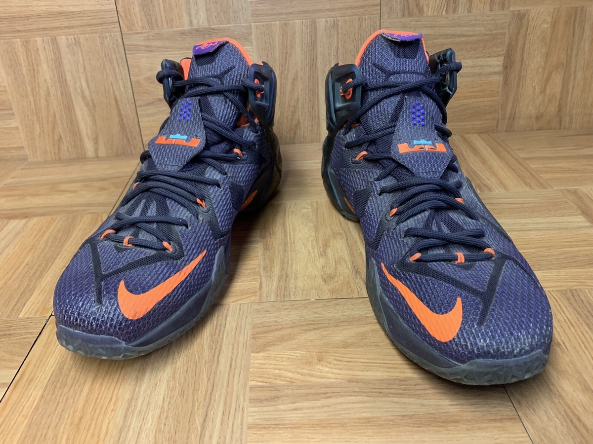 Nike Mens LeBron 12 684593-583 Purple Basketball Shoes Sneakers Size 10 Nike LeBron 12 Instinct - 684593-583 Raffles & Where to Buy main image 4