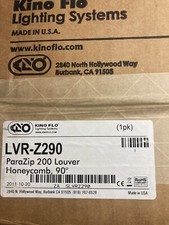 Kino Flo ParaZip 200 Louver Honeycomb, 90 Deg LVR-Z290 Light Fixture Grid New