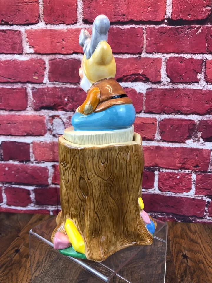Usado - TREASURE CRAFT DISNEY SNOW WHITE & SEVEN DWARFS HAPPY Treat / tarro de galletas Foto 4 de 4