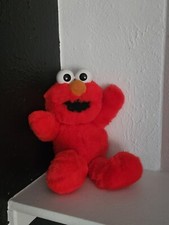 1995 TYCO ELMO Red Plush Toy 16" Battery Operated No Tested
