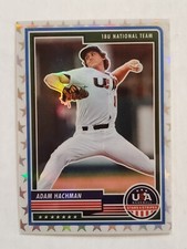 ADAM HACHMAN 2023 Panini Stars & Stripes WHITE STARS PRIZM #'d 11/99