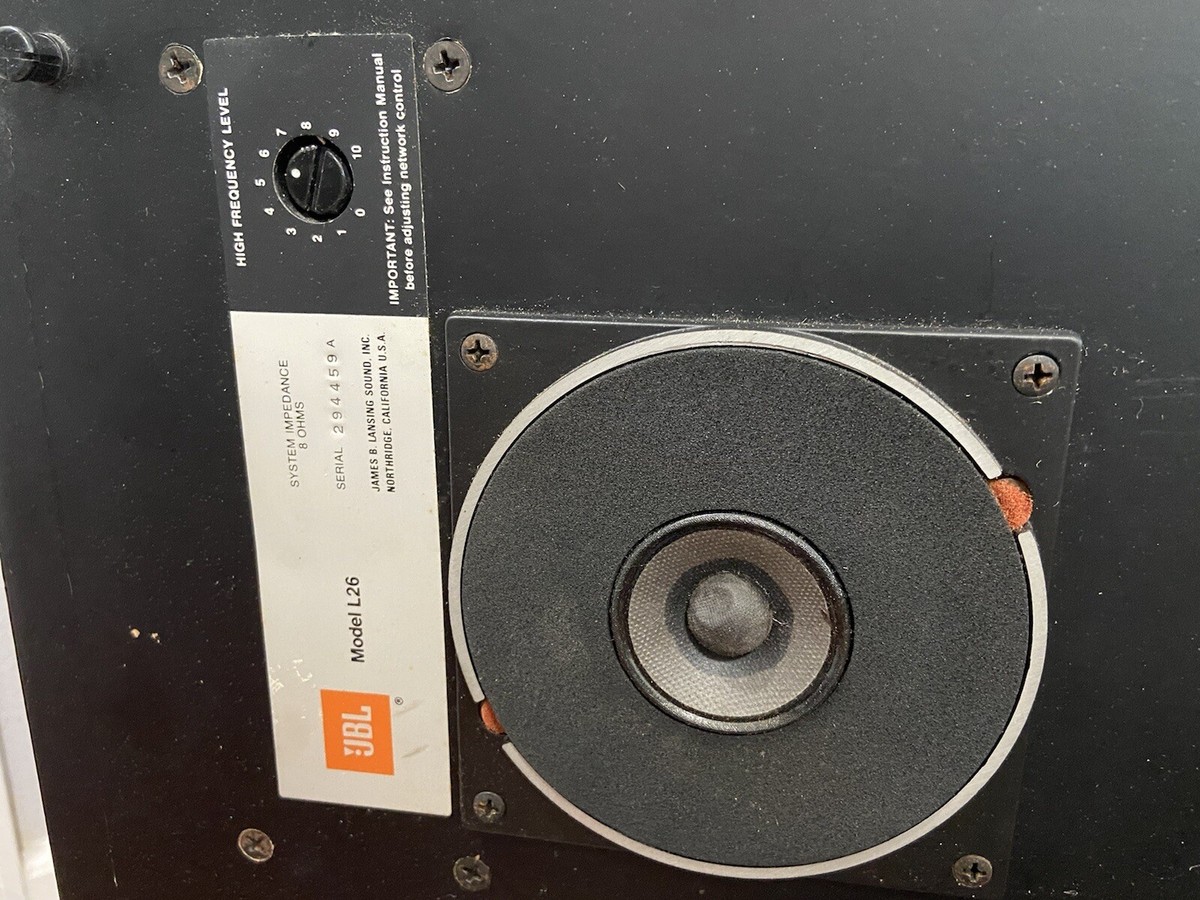 Pair of Vintage JBL L26 Floor Loudspeakers Speakers | eBay