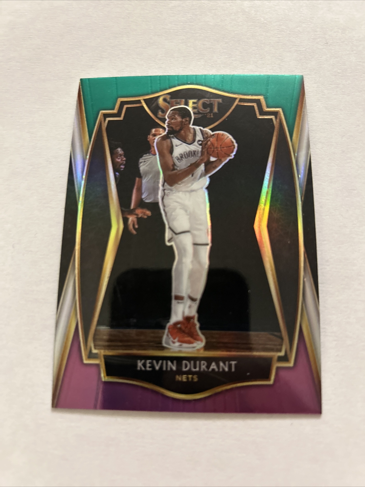 2020-21 Panini Select Premier Level Green White Purple Kevin Durant #101