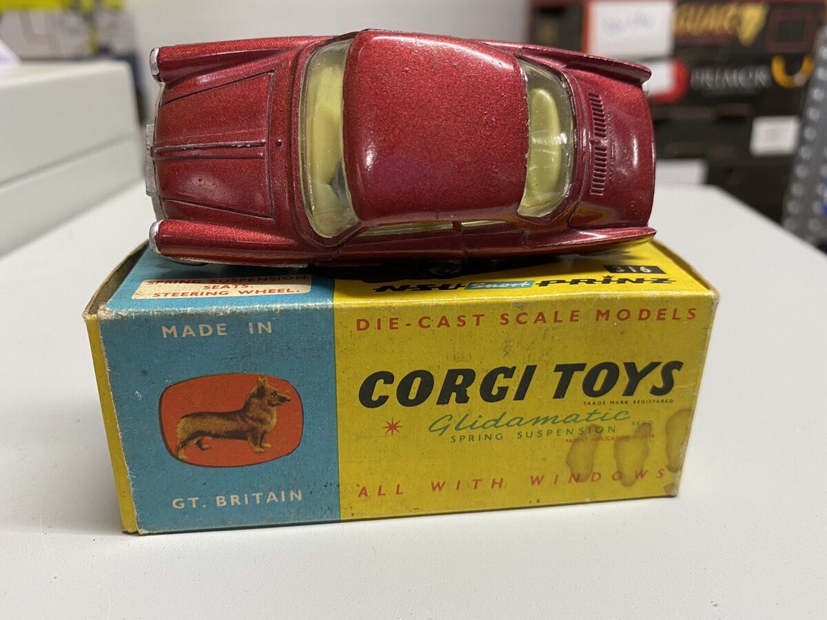 CORGI TOYS 316 NSU N.S.U. SPORT PRINZ METALLIC PINK NEAR CORGI TOYS 316 NSU N.S.U. SPORT PRINZ METALLIC PINK NEAR