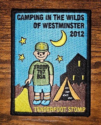 Denver Area Council Colorado Tenderfoot Stomp Camp Westminster 2012 BSA Patch