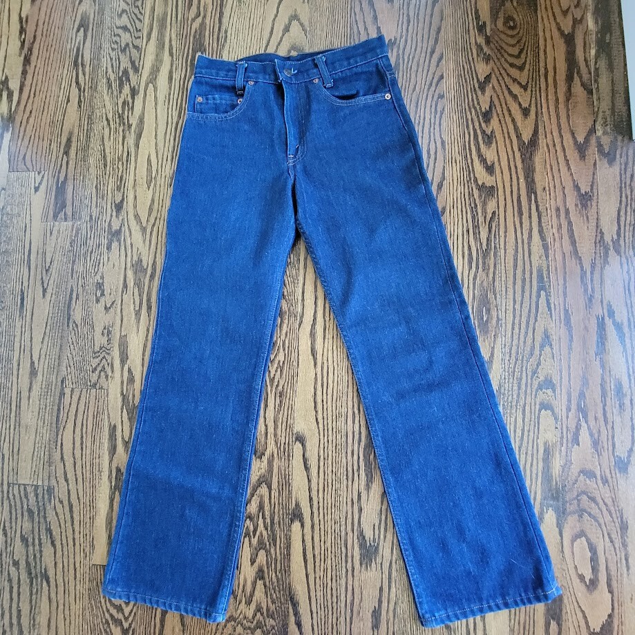 1980's LEVI'S DENIM BLUE JEANS 717- 0617 VINTAGE EUC W-29 L-30