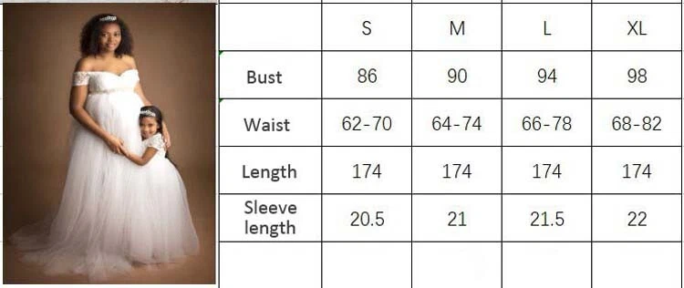 Pregnant Women Dress Maternity Short Sleeve Lace Skirt Tail Gown For Photo Shoot - Image 2 of 4